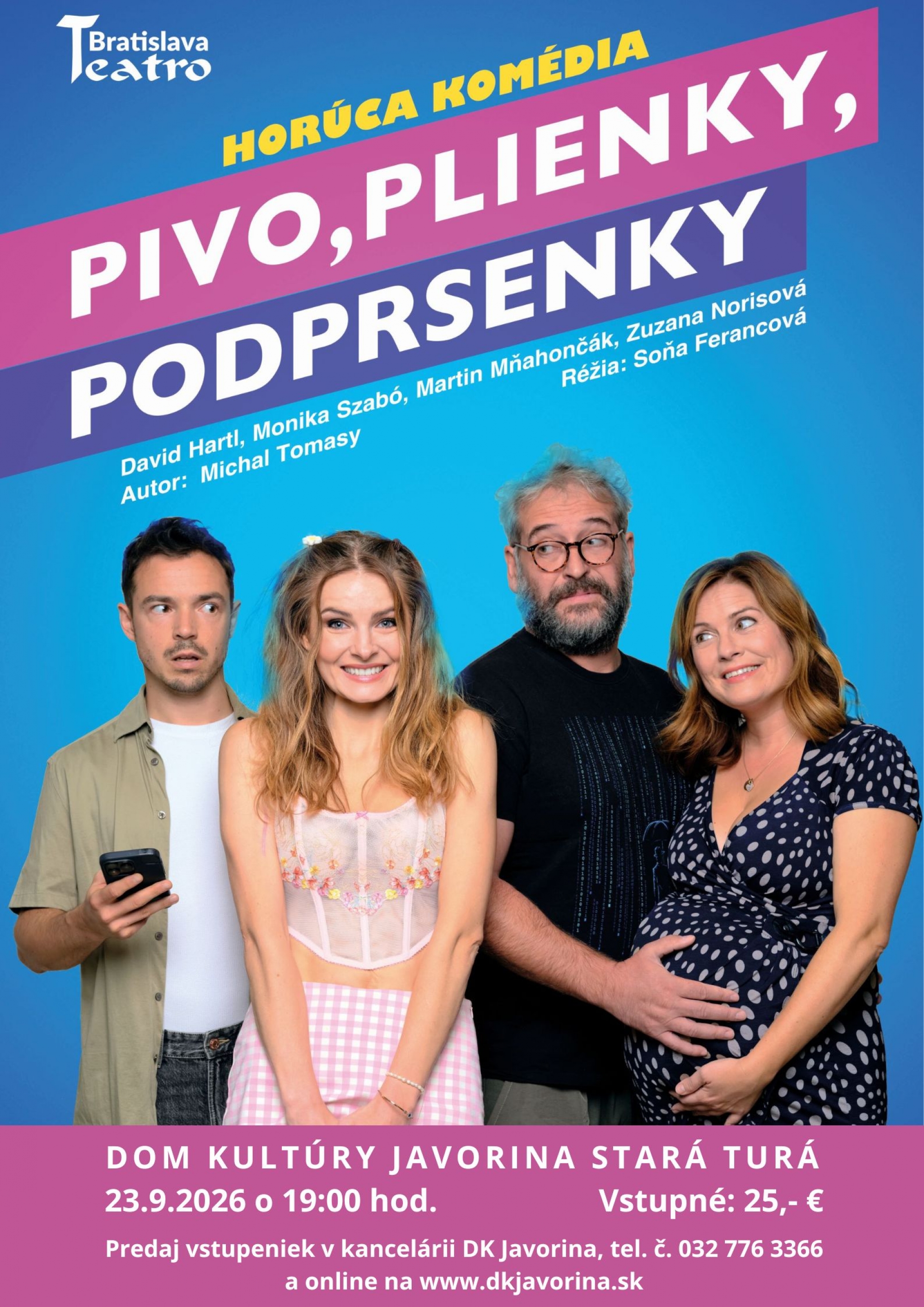 Komédia Pivo, plienky, podprsenky