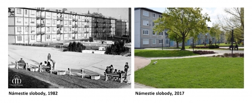 Námestie slobody pred a po 