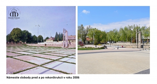 Námestie slobody pred a po 