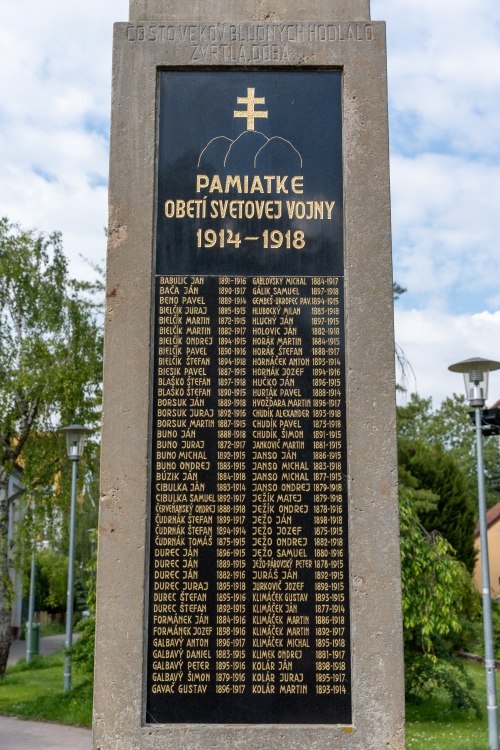 Pamätník padlým v I. svetovej vojne