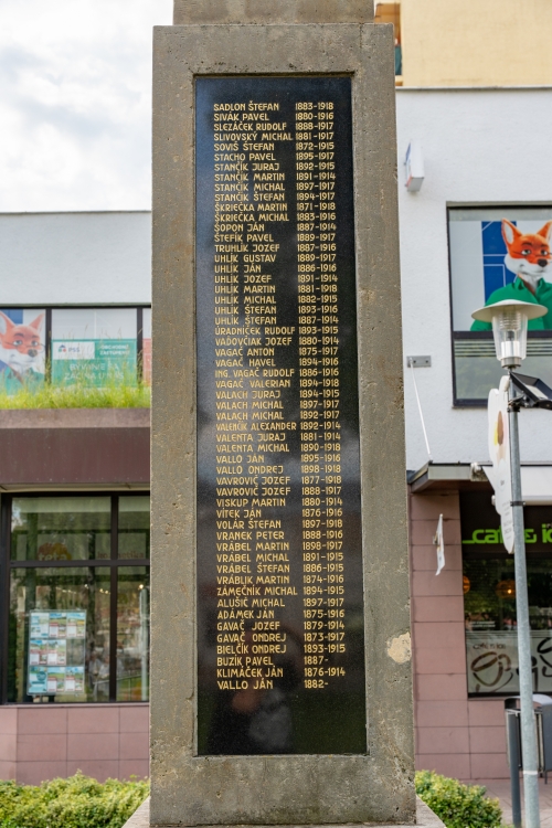 Pamätník padlým v I. svetovej vojne