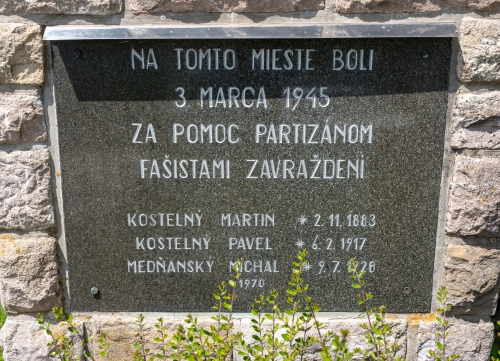 Pamätník SNP v osade Hlavina