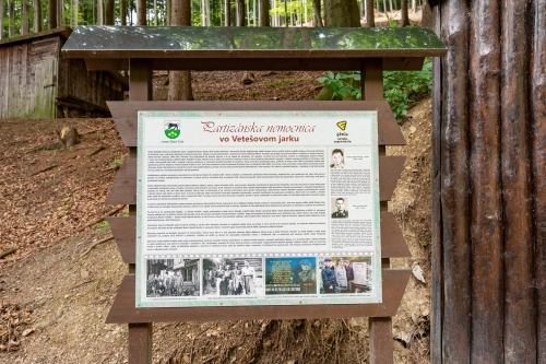 Partizánsky bunker vo Vetešovom jarku