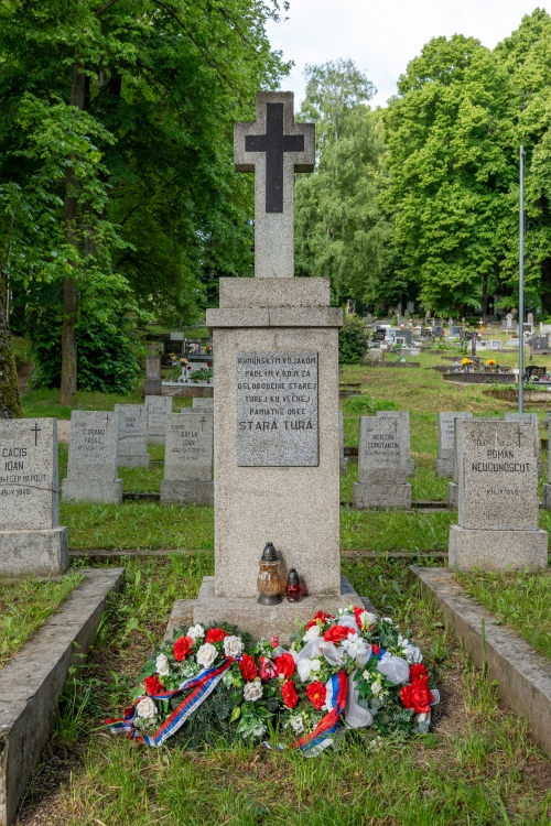 Pamätník rumunských vojakov a hroby rumunských vojakov na Mestskom cintoríne I