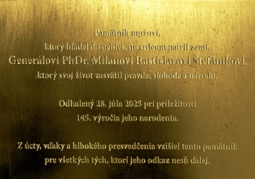 pamäník gen. M. R. Štefánika