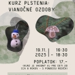 Kurz plstenia - vianočné ozdoby